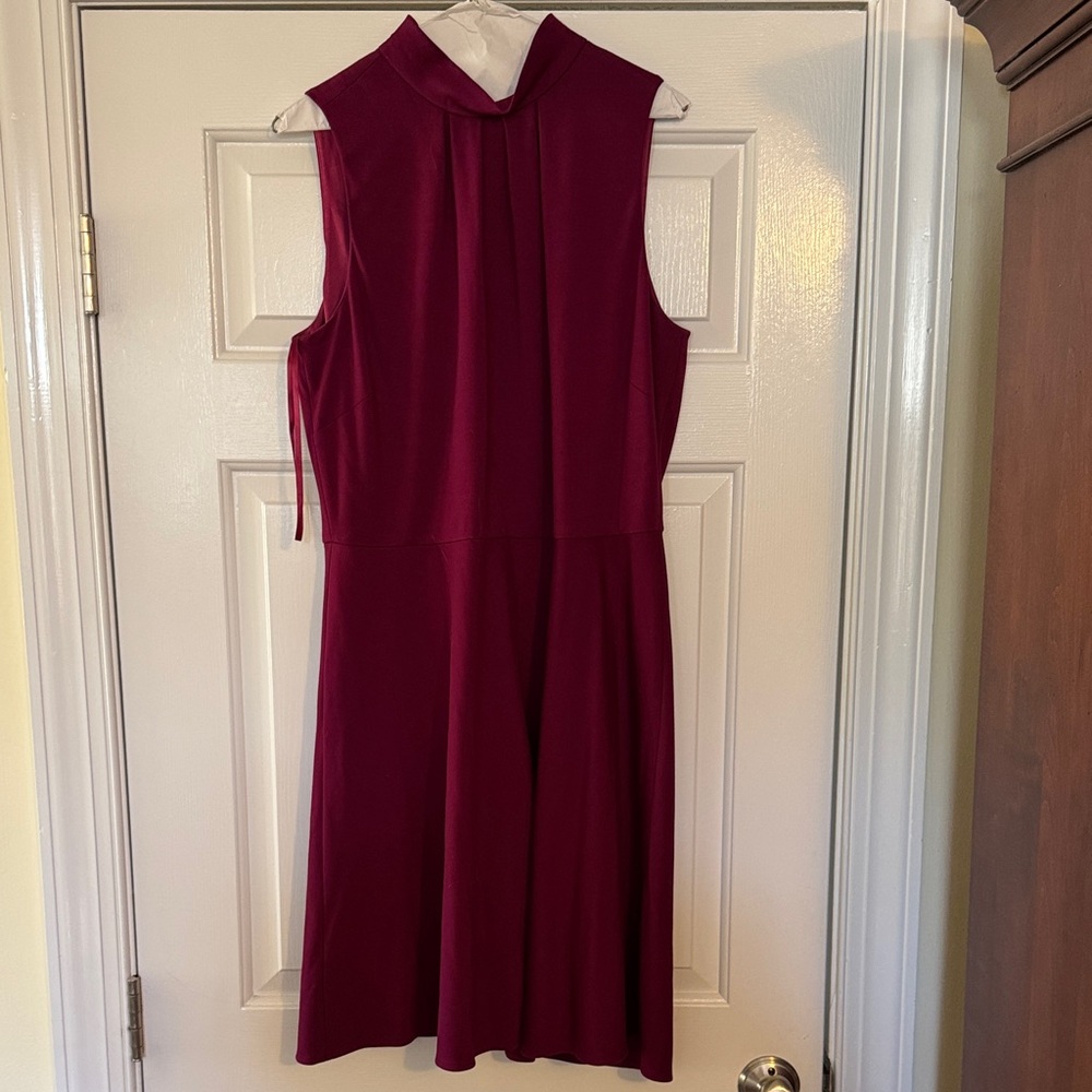 ANTONIO MELANI Sleeveless Berry Midi Dress